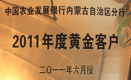 2011年度黃金客戶(hù)